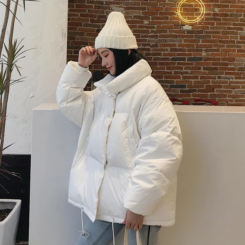 

2019 New Autumn Winter Women Cotton Coat Jacket Female Thicken Warm Stand Collar Outwear Parkas PP197