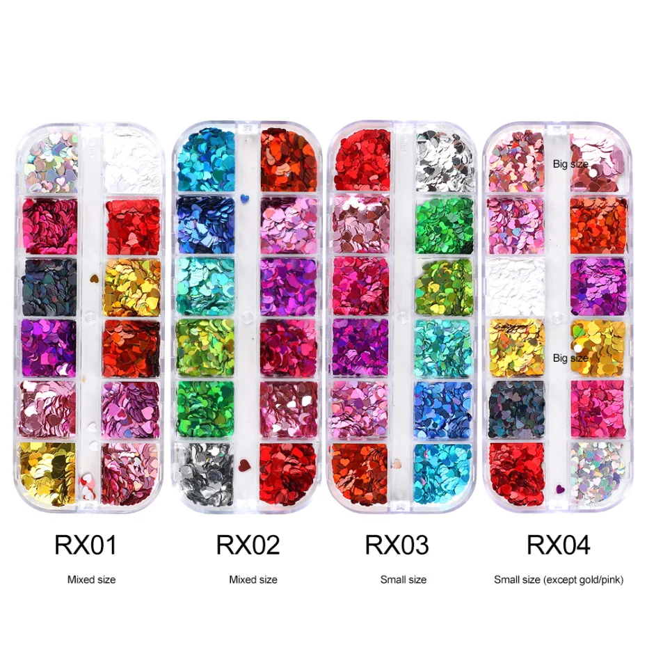 heart nails design 2
