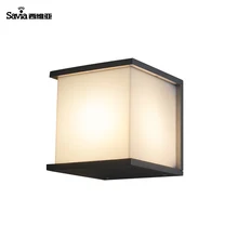 Открытый настенный светильник куб водонепроницаемый IP44 крыльцо Светильник Алюминиевый сад балкон светильник GU10 CE сертификат