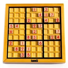 Классическая Детская/взрослая деревянная логическая игра Sudoku, головоломка с цифрами, деревянные детские Обучающие Классические головоломки Sudoku, игрушки