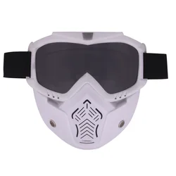 Unisex Skiing Face Mask Snowboard Goggles Snowmobile Skiing Safety Goggles Motocross Riding Glasses Windproof Removable