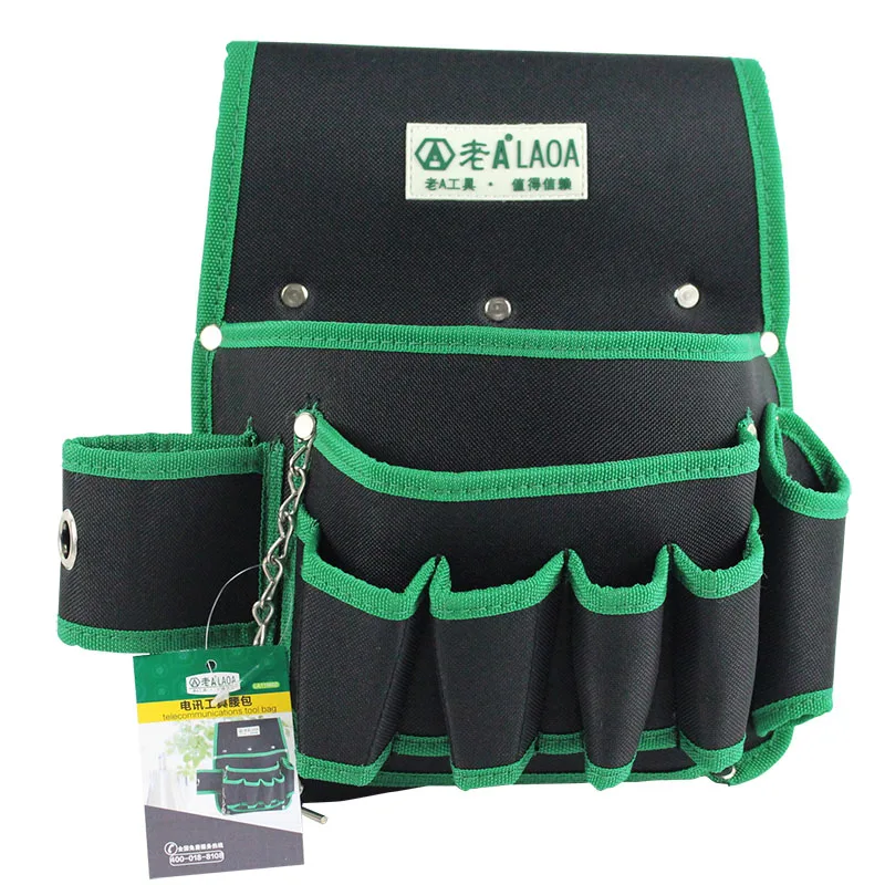 best rolling tool box LAOA Electrician Waist Bag Repair Storage Bags 600D Waterproof and Wear-resistant Fabric trolley tool box Tool Storage Items