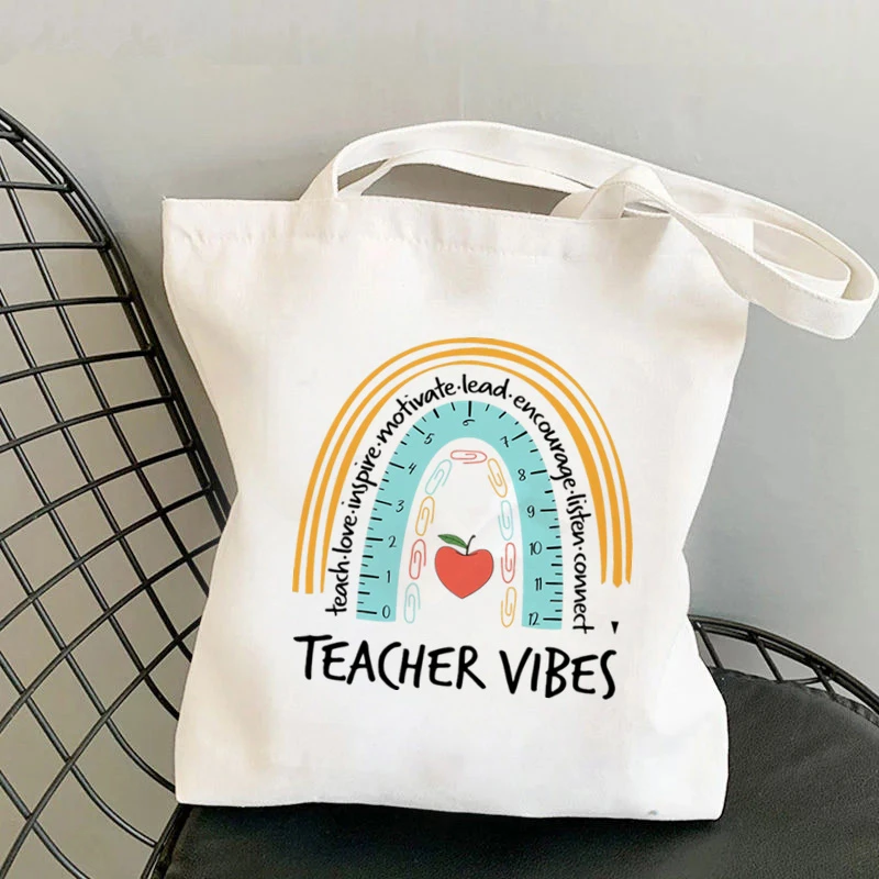 Personalized Large Teacher Tote Bag - Custom Gift for Teacher - Customized  Tote Bag - Gift for Teacher - Thank You Gift for Teacher - Student Teacher