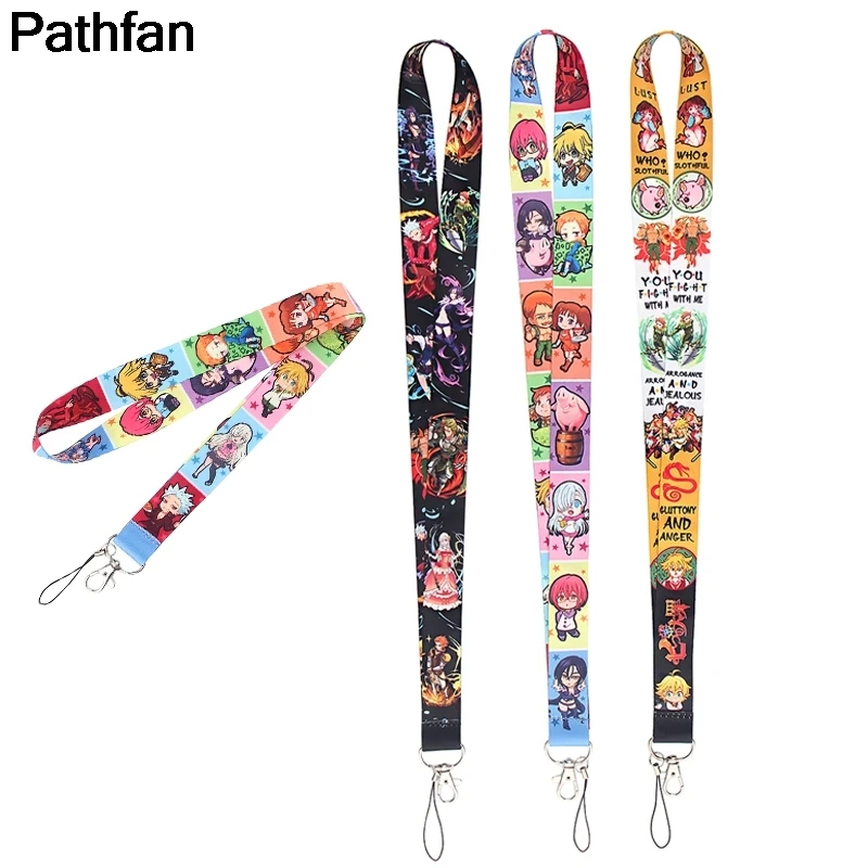 A4007 Patchfan аниме Kawaii ремешки ключи в мобильный телефон ремни карточка для ожерелья