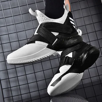 

MILANAO Hot Sale Basketball Shoes Comfortable High Top Gym Training Boots Ankle Boots Outdoor Men Sneakers Sport shoes