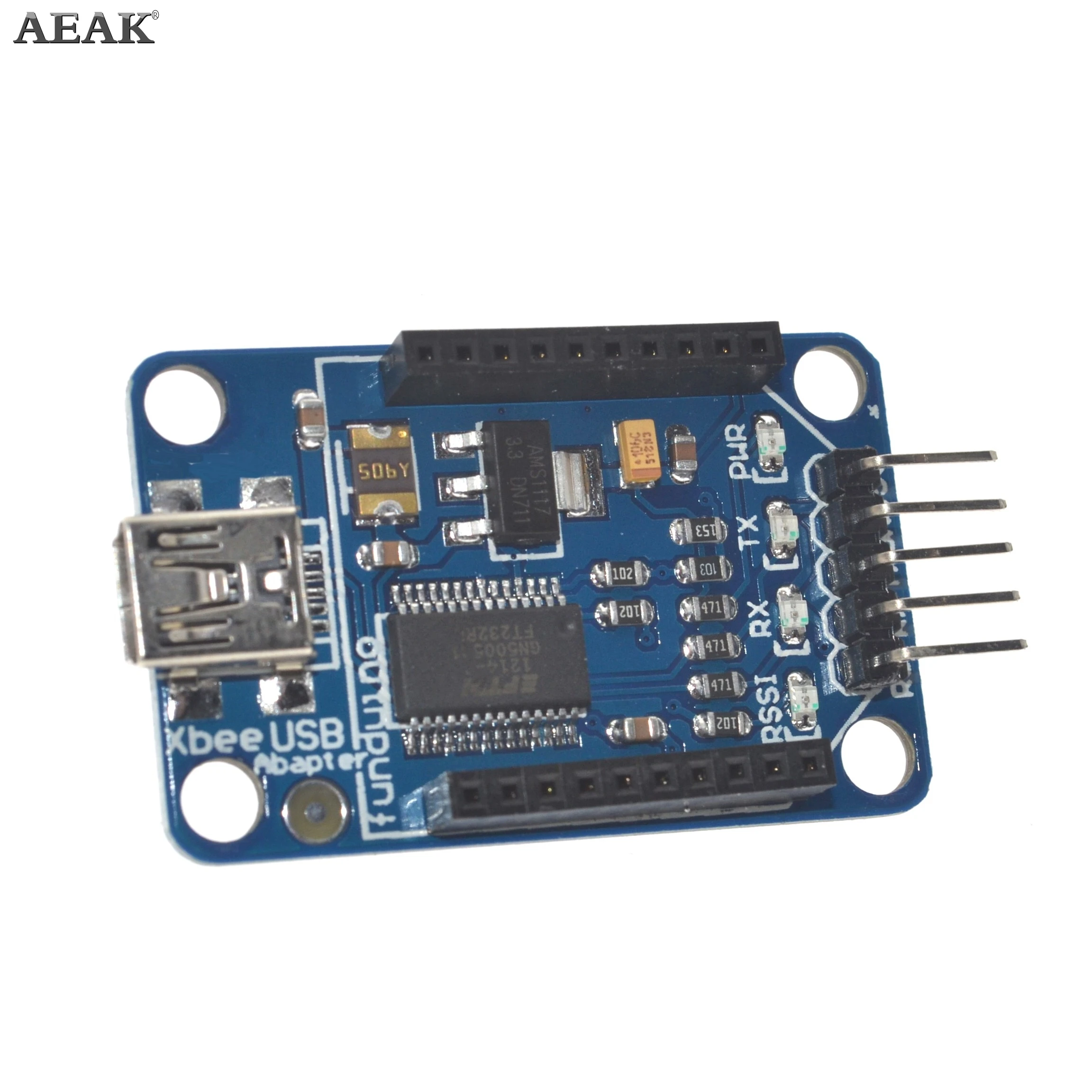 AEAK XBee Explorer Xbee USB мини адаптер Модульная плата базовый щит Многофункциональный FT232