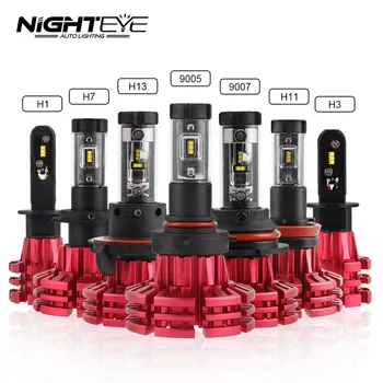 

Car Led Headlight Bulb H1 9005 HB3 9007 HB5 Led Headlamp 3000K 6500K 8000K 60W Auto Fog Lights Bulbs 12V Lamp