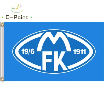 

Flag of Norway Molde FK 3ft*5ft (90*150cm) Size Christmas Decorations for Home Flag Banner Gifts