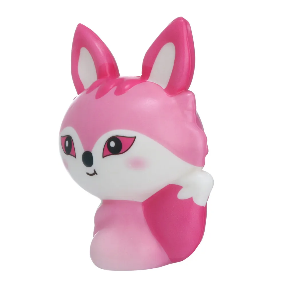 Игрушка Squishies Fox медленно поднимающийся крем Kawaii ароматизированный облегчение стресса милые животные медленно поднимающийся ароматизированный подарок на день детей сжимающая игрушка