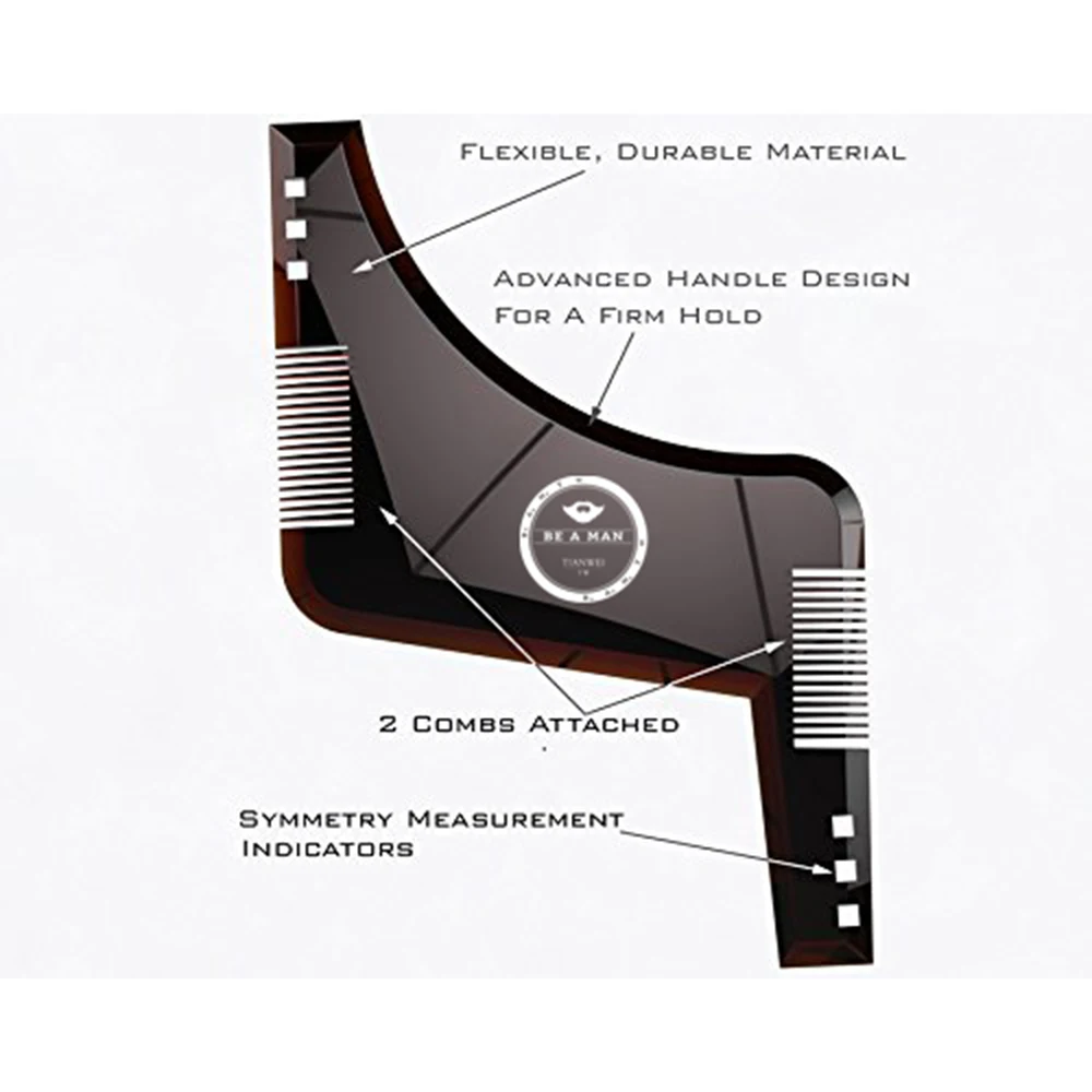 Новейший инструмент для формования расчесок для мужчин, джентльменов, гребень для бороды, ABS формы для формовки, гребень для волос в форме бороды
