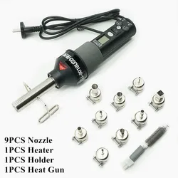 Connecteur de fil thermorétractable pour pistolet à Air chaud, 220V, outils, température réglable, Kit de terminaux de fil étanche 