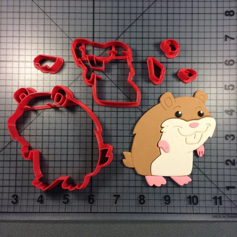 Cute Animal Hamster Groundhog Cookie Cutter Cake Cupcake Ground Hog Fondant Decorating Mould Kid's Birthday