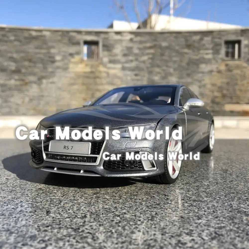 Модель литая автомобиля для KengFai RS7 2016 (серый) 1:18 + небольшой подарок!|Наземный