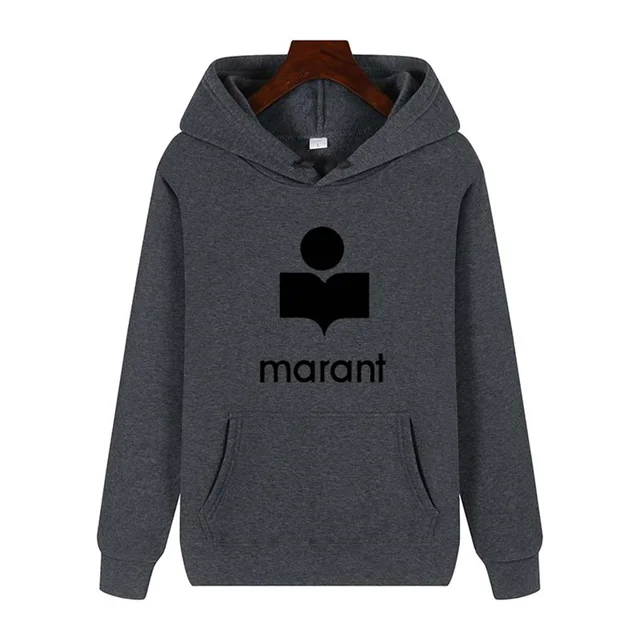 Oversized Women's Marant Sweatshirt Print Hoodie Casual Long Sleeve Women's Sportswear Top Casual Pullover Sweatshirt Women 3