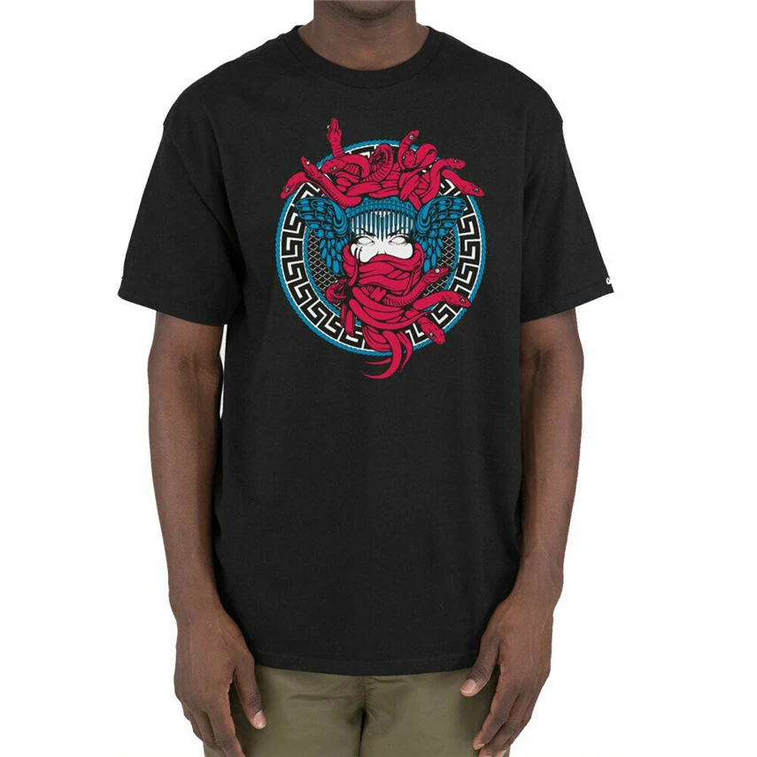 Crooks And Castles Men'S Illuminati Skull Short Sleeve T Shirt Black Clothing Full-Figured Tee |