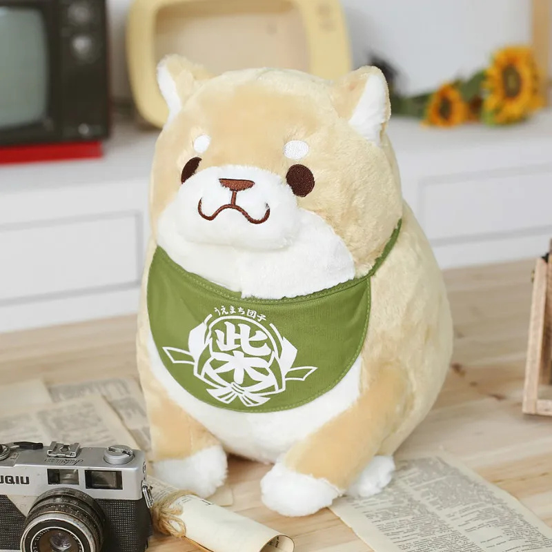 35/45 см Плюшевые Косплей Shiba «Лисья Секретная служба»(Inu собака игрушки плюшевые игрушки японской собаки начинкой плюшевая игрушечная собачка с шарфом корги игрушки для детей, подарок