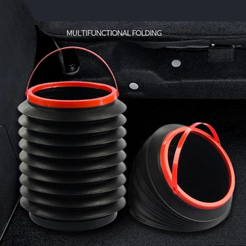 

1 car trash can, foldable car storage box, hangable car trash bag, retractable waterproof portable car umbrella, car storage