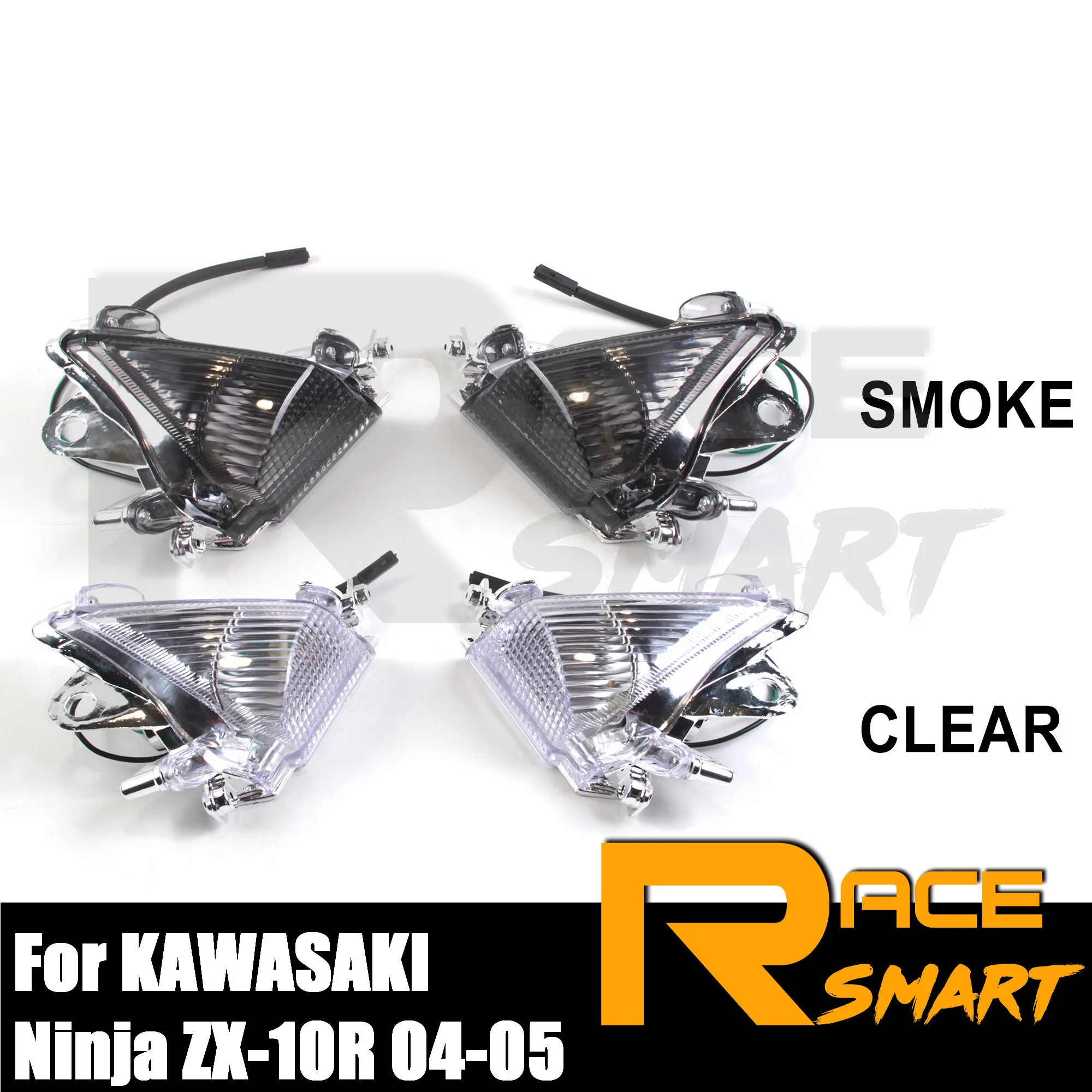 

Чехол для переднего указателя поворота мотоцикла, для KAWASAKI NINJA ZX10R ZX 10R 04 05