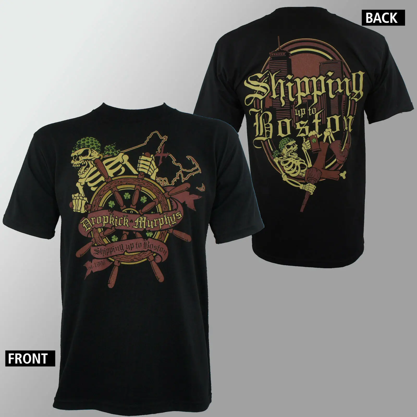 Аутентичные DROPKICK футболка для мужчин Harajuku мурфис до футболка Boston S M L XL 2XL Новинка