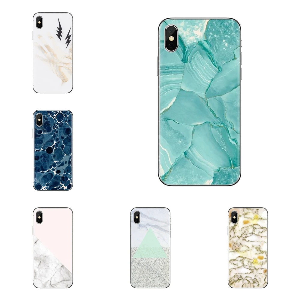 Silicone Phone Skin Case Pink Gold Bule Glitter marble For Samsung Galaxy J1 J2 J3 J4 J5 J6 J7 J8 Plus 2018 Prime 2015 2016 2017 |