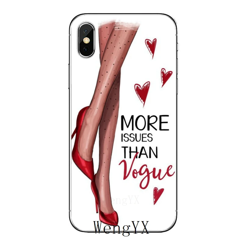 VOGUE Princess Girl Female boss coffee Phone Case For Xiaomi Mi 9 8 SE Pro A2 Lite 6X 5 4 A3 A1 Note Max Mix 2s 3 Pocophone F1 