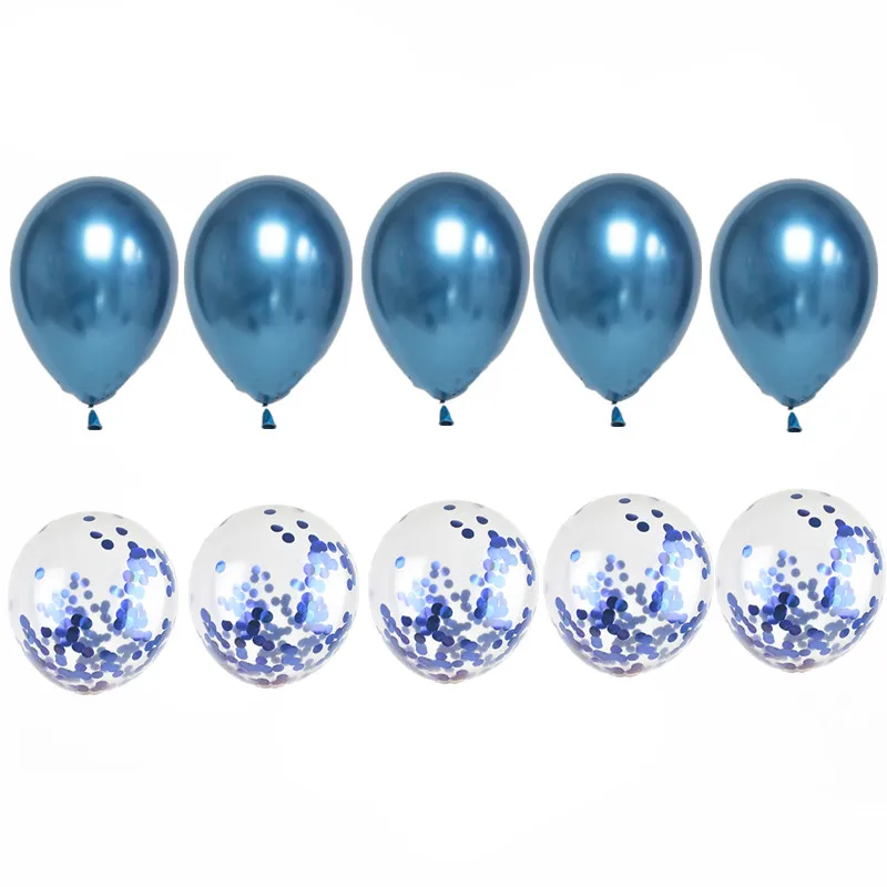 16 дюймов с днем рождения воздушные шары для украшения вечеринок взрослых детей алюминиевая фольга Письмо шар баннер globos Игрушка надувной шар - Color: 10pcs as picture