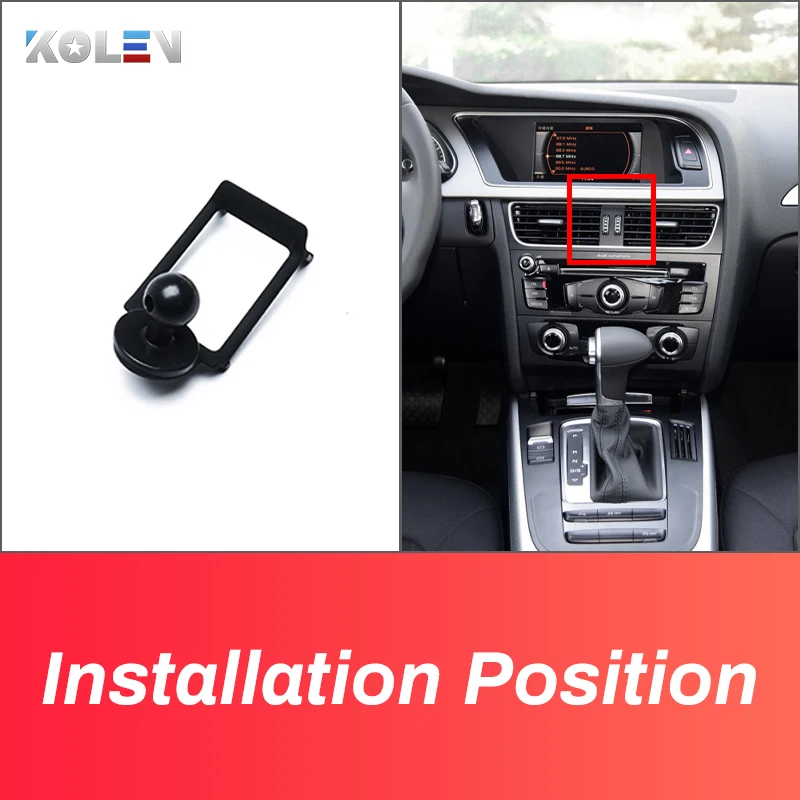 Car Mobile Phone Holder For Audi A4 A5 2009 2010 2014 2015 Gravity Stand GPS Special Mount Navigation Bracket Accessories