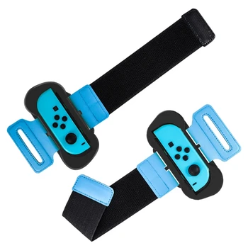 

1 Pair Adjustable Elastic Dance Wrist Band Strap Dancing Wristband for Switch Joy-Con Just-dance Armband