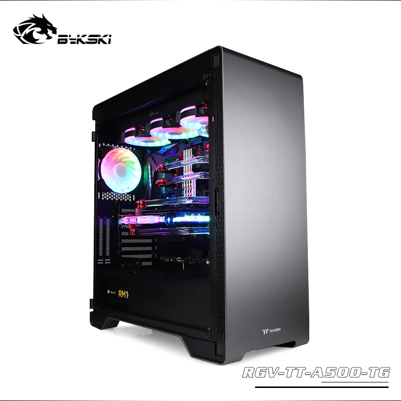 Bykski Distro Plate Kit Di Raffreddamento Ad Acqua Per Tt A500 Tg Chassis Cpu Gpu Rgb Rgv-Tt-A500-Tg-P