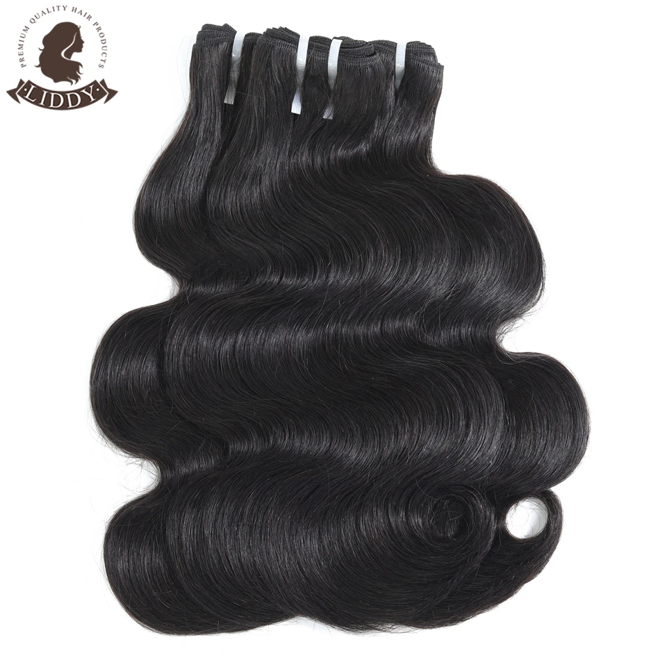 Liddy, перуанские волосы, объемная волна, 3 пряди, с закрытием, человеческие волосы, пряди, с закрытием, двойные натуральные волосы для наращивания