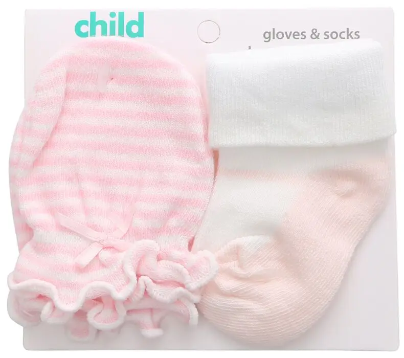 Кружевные носки для новорожденных+ перчатки, Подарочный комплект, хлопковые носки для малышей 2 пары/партия, носки для маленьких девочек на день рождения 0-1 года милые носки принцессы
