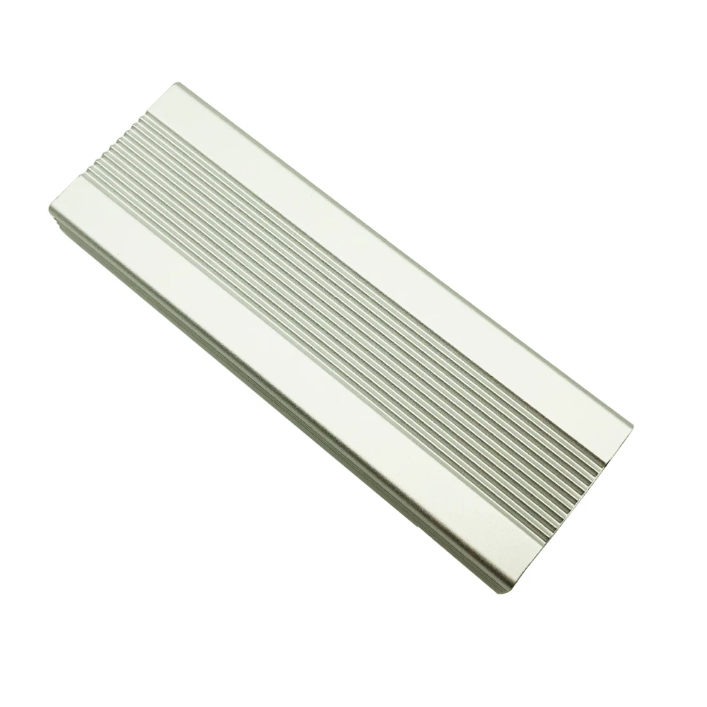 Silver Корпус NVME M.2 полностью алюминиевый корпус для жесткого диска чехол для мобильного жесткого диска Тип C 3,1 ASM2362 m.2 USB3.1 PCIE SSD TYPEC SSD M2 чехол - Color: Silver