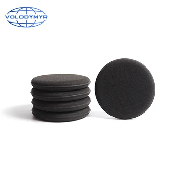 

Volodymyr Wax Sponge Black 13 Cm Diameter Waxing Pad Car Cleaner Quick Detailer for Detailing Detail Car Clean Carwash Auto Care