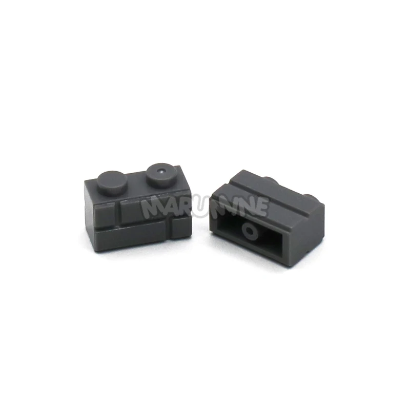 Marumine 1x2 кубические кубики в горошек, настенные 200 шт, 98283 дома, настенные строительные блоки, классический набор DIY MOC My City, развивающие игрушки для детей