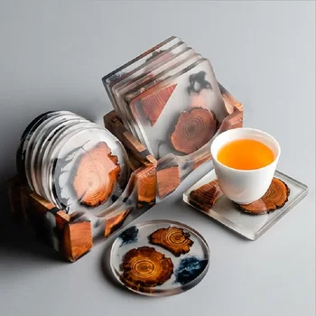 Resin Pine Coasters
