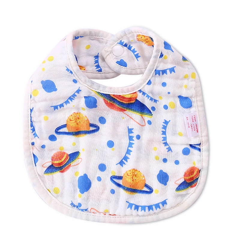 Baby Feeding Drool Bib Infant Lace Saliva Towel Soft Cotton Gauze Burp Cloth for Newborn Toddler Scarf  Muslin Baby Bib Bandana baby accessories box