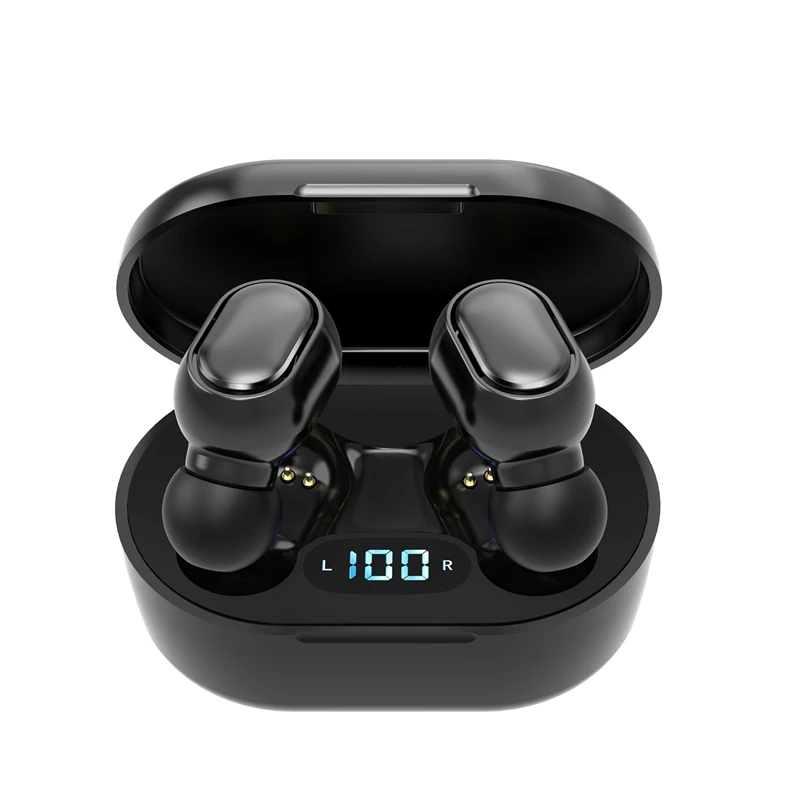 E7S TWS Wireless Earphones Bluetooth Noise Cancelling Waterproof LED Display Sn In Ear Headset Stereo Earbuds