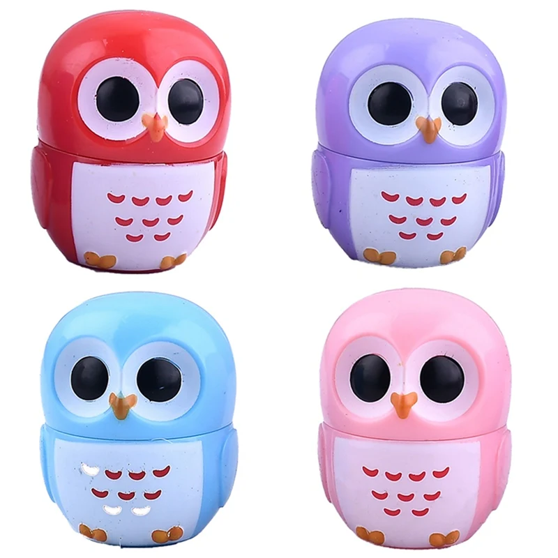 

1 Pc Candy Color Owl Moisturizing Lip Balm Natural Plant Sphere Lip Gloss healthy Fruit Embellish Lipstick Makeup Tool