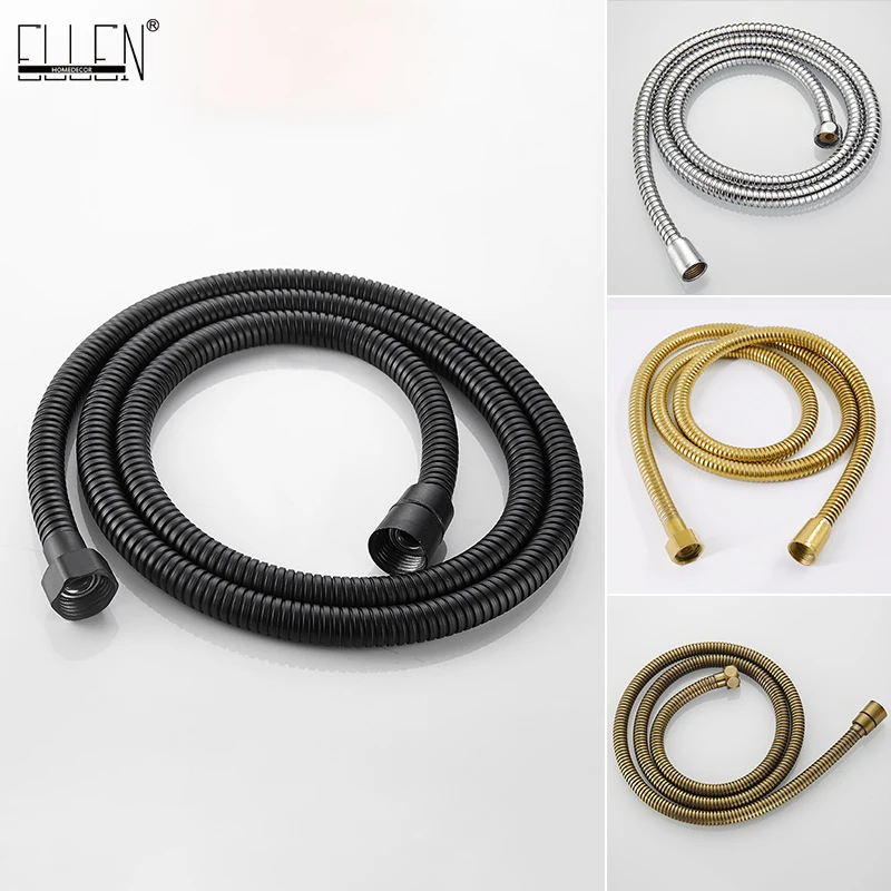 Mangueira de Chuveiro para Banheiro Comprimento 1.5m Mangueiras de Encanamento à Prova de Explosão Produtos de Banho Cromado Antigo Bronze Fhc01