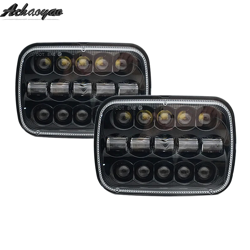 

Car light 5x7" H4 led Projector Rectangular headlight for Jeep Wrangler YJ Square LED Headlamp for Toyota Nissan 240SX Truck