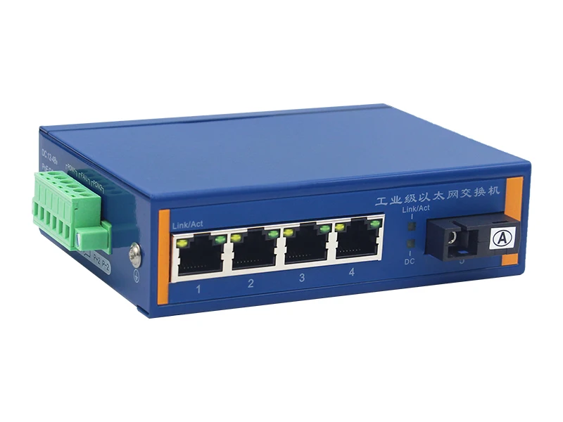 Промышленный сетевой коммутатор Ethernet 10/100/1000 м усилитель сигнала на din-рейке
