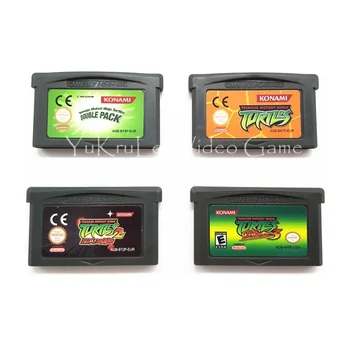

TeenageMutantNinjaTurtlesSeries 32 Bit Video Game Cartridge Console Card for Nintendo GBA Series Consoles English Language