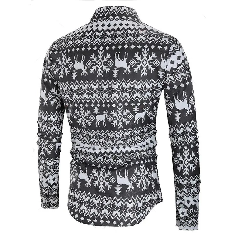 Leisure men s shirt men shirt chemise noel homme shirts male social shirt shirts for men 5