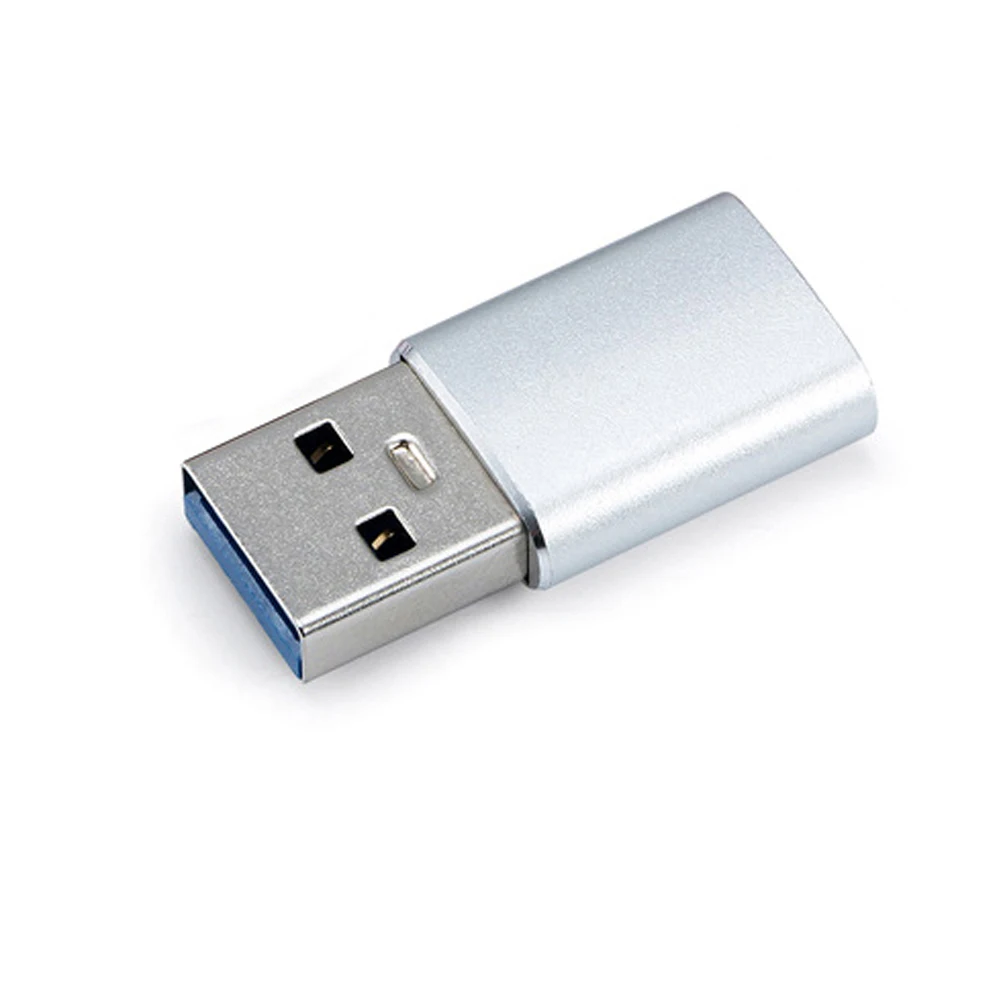 5 шт. тип-c USB C мама к USB 3,1 папа OTG адаптер конвертер ноутбук зарядное устройство вилка данных OTG адаптер - Цвет: Silver