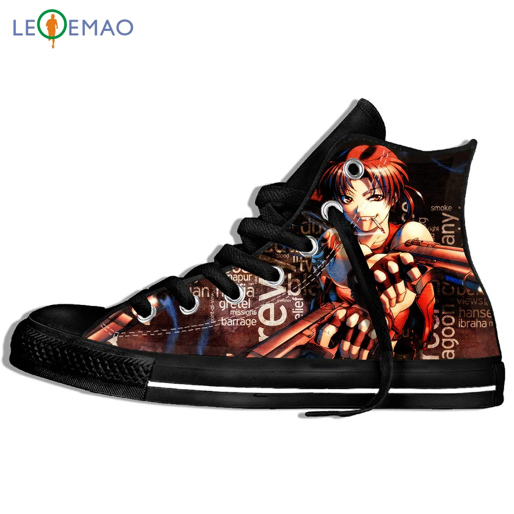 

Custom Logo Image Printing Sneakers Shoes Men Black Lagoon Plimsolls Able Canvas Canvas Breathable Zapatos De Mujer Outdoor