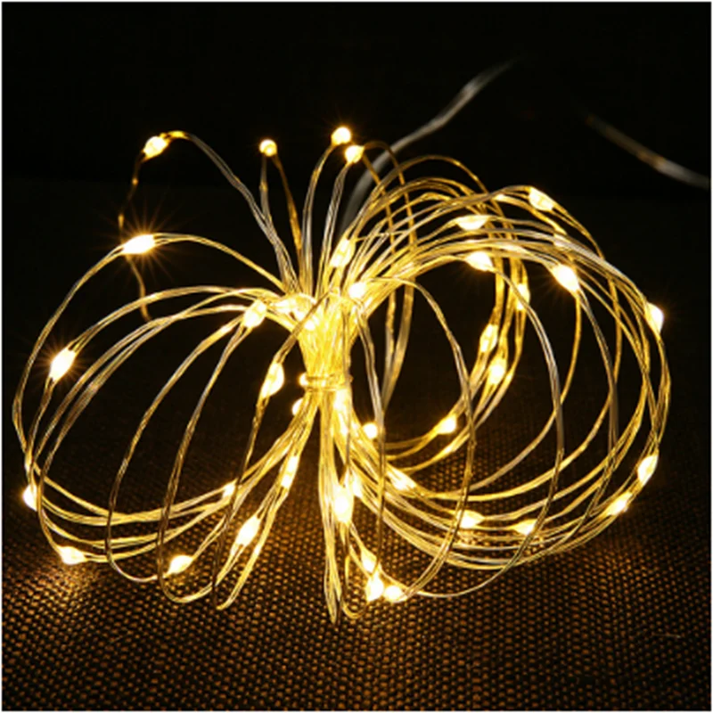 Anblub 2 м 3 5 10 ao ar livre led luzes da corda feriado ano novo guirlanda de fadas para a arvore natal festa | Лампы и освещение