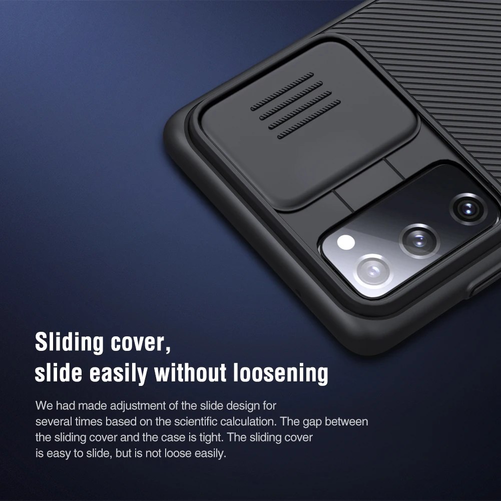 para Samsung Galaxy Case para Samsung Case Capa Nillkin Slide Câmera Lente Protetora fã Edição 2021 S20 fe 9 nillkin slide câmera lente capa protetora caso