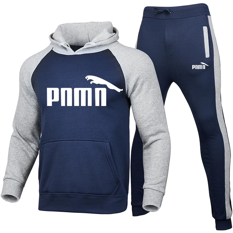 

Men Hoodies Suit Tracksuit Sweatshirt Suit Fleece Hoodie+Sweat Pants Jogging Homme Pullover 3Xl Sporting Suit Male Clothing