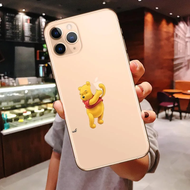 Чехол для телефона Ститч для iPhone 6 s 7 8 Plus X XS MAX XR Забавный Милый Бэмби Мягкий ТПУ чехол для iPhone 11 Pro Max 5,8 6,1 6,5
