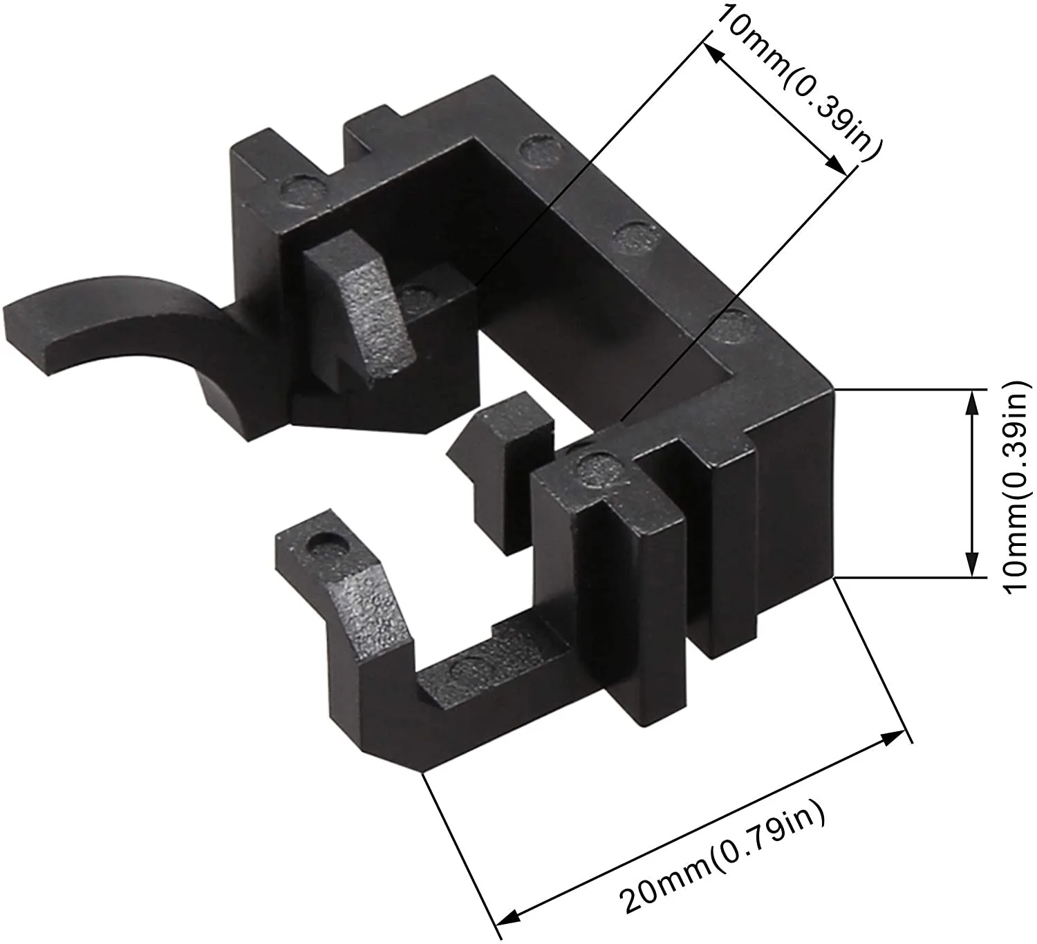 H1 LED Headlight Bulb Holder Stand Adapter 2Pcs For FORD-FOCUS Fiesta Mondeo Car Auto High Beam Headlamp Light Base Mount Socket headlight holder led lamp bulb base led work light holder light holder lamp holder light bulb socket socket connector plug adapter